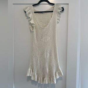 Free people crochet beach coverup